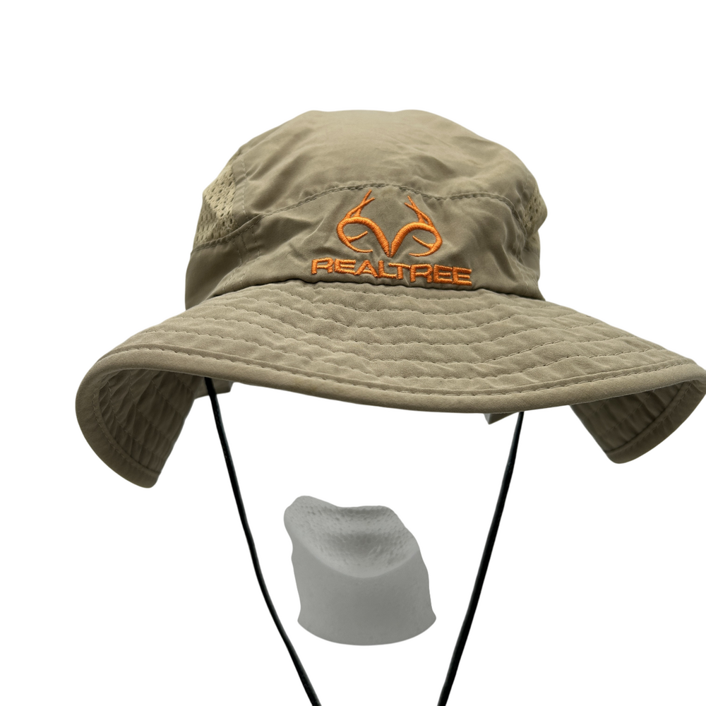 Realtree Boonie Hat Cap Unisex One Size Adjustable Lightweight Beige